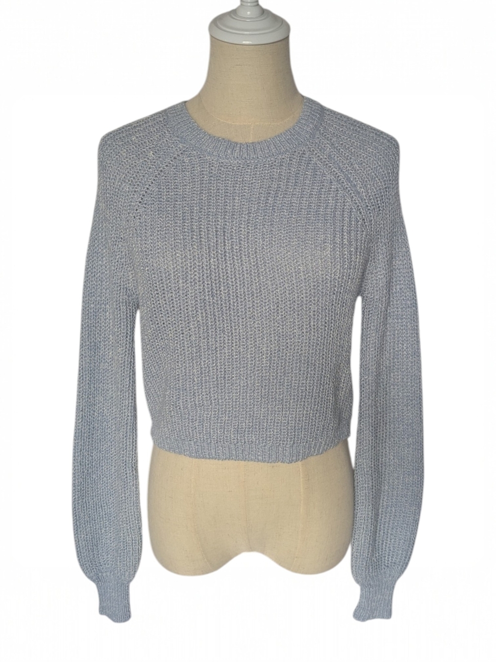 Forever 21 Cropped Knit Sweater Small
